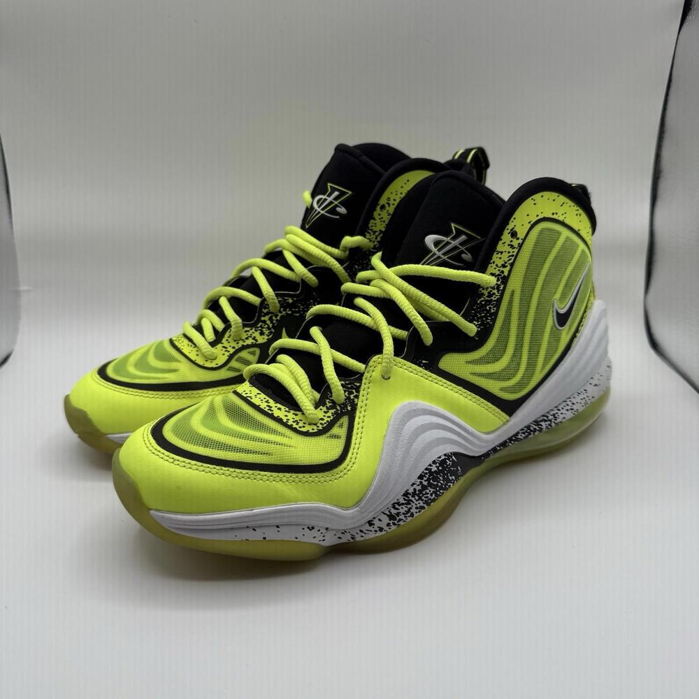 Nike Air Men's Penny V 5 Highlighter Basketball Sport Sneakers Tennis Shoes 9.5